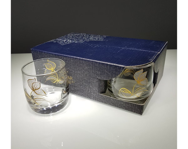 Whisky Gläser 310 ml. Set 6-teilig „Tulpe“